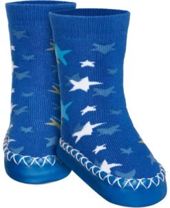 Playshoes Hüttenschuh Sterne In Blau -Playshoes playshoes huttenschuh sterne in blau 2