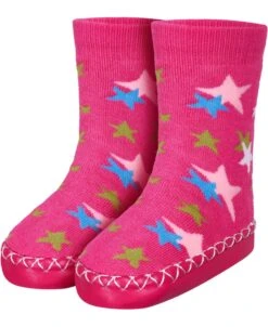 Playshoes Hüttenschuh Sterne In Pink
