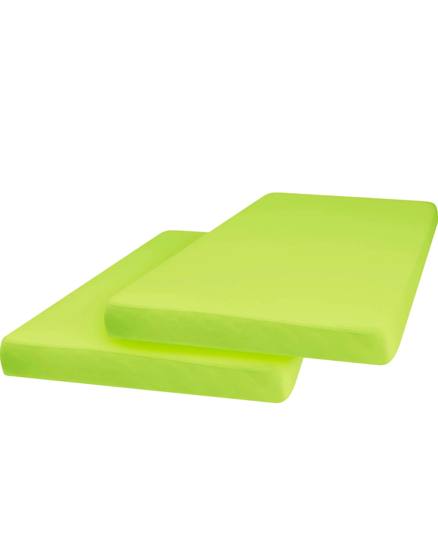 Playshoes Jersey-Bettlaken 70x140 Cm 2er Pack In Grün 3 Playshoes Jersey-Bettlaken 70x140 Cm 2er Pack In Grün