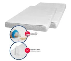 Playshoes -Playshoes playshoes molton betteinlage 70x100 cm 2er pack in weiss 1