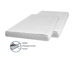 Playshoes Molton/Frottee-Betteinlage 50x70 Cm 2er Pack In Weiß -Playshoes playshoes molton frottee betteinlage 50x70 cm 2er pack in weiss 2