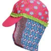 Playshoes Nackenschutzcap "Blumen" In Pink -Playshoes playshoes nackenschutzcap blumen in pink