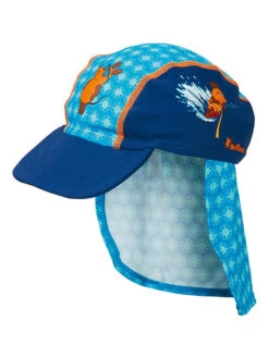 Playshoes Nackenschutzcap "Die Maus" In Blau