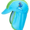 Playshoes Nackenschutzcap "Dino" In Türkis/ Grün