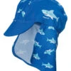 Playshoes Nackenschutzcap "Hai" In Blau