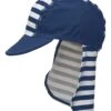 Playshoes Nackenschutzcap "Maritim" In Weiß/ Dunkelblau 2 Playshoes Nackenschutzcap "Maritim" In Weiß/ Dunkelblau -Playshoes playshoes nackenschutzcap maritim in weiss dunkelblau