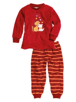 Playshoes Pyjama In Rot