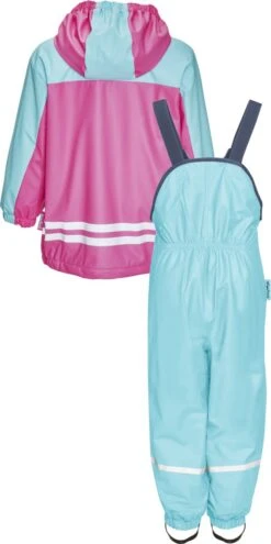 Playshoes Regen-Anzug Mit Fleece-Futter In Türkis -Playshoes playshoes regen anzug mit fleece futter in turkis 3