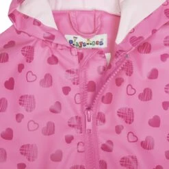 Playshoes Regen-Overall Herzchen Allover In Pink -Playshoes playshoes regen overall herzchen allover in pink 3