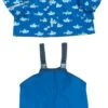 Playshoes Regen-Set Hai Allover In Blau -Playshoes playshoes regen set hai allover in blau
