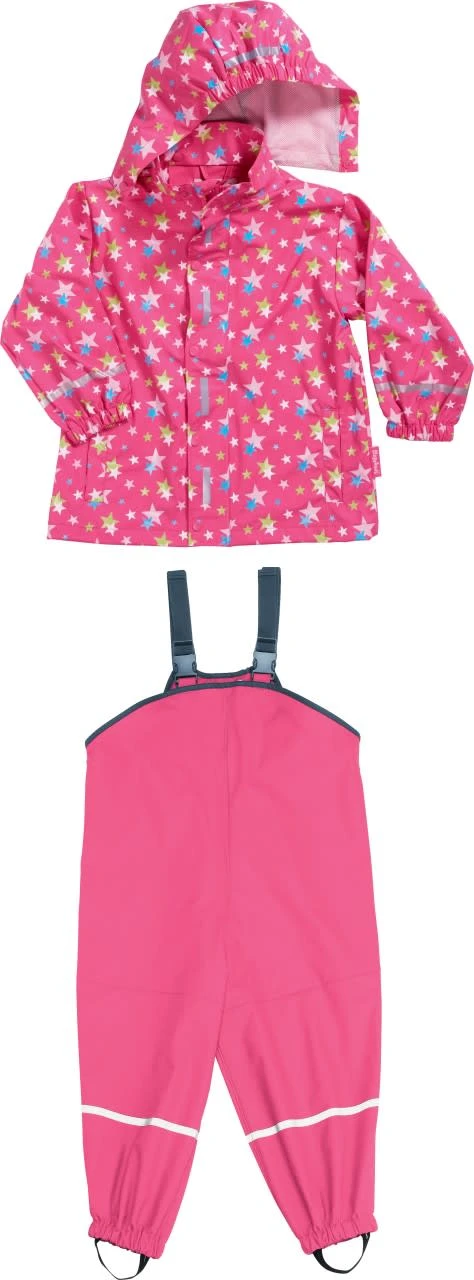 Playshoes Regen-Set Sterne Allover In Pink 3 Playshoes Regen-Set Sterne Allover In Pink