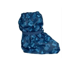 Playshoes Regenfüßlinge Mit Fleece-Futter Baustelle In Marine -Playshoes playshoes regenfusslinge mit fleece futter baustelle in marine 2