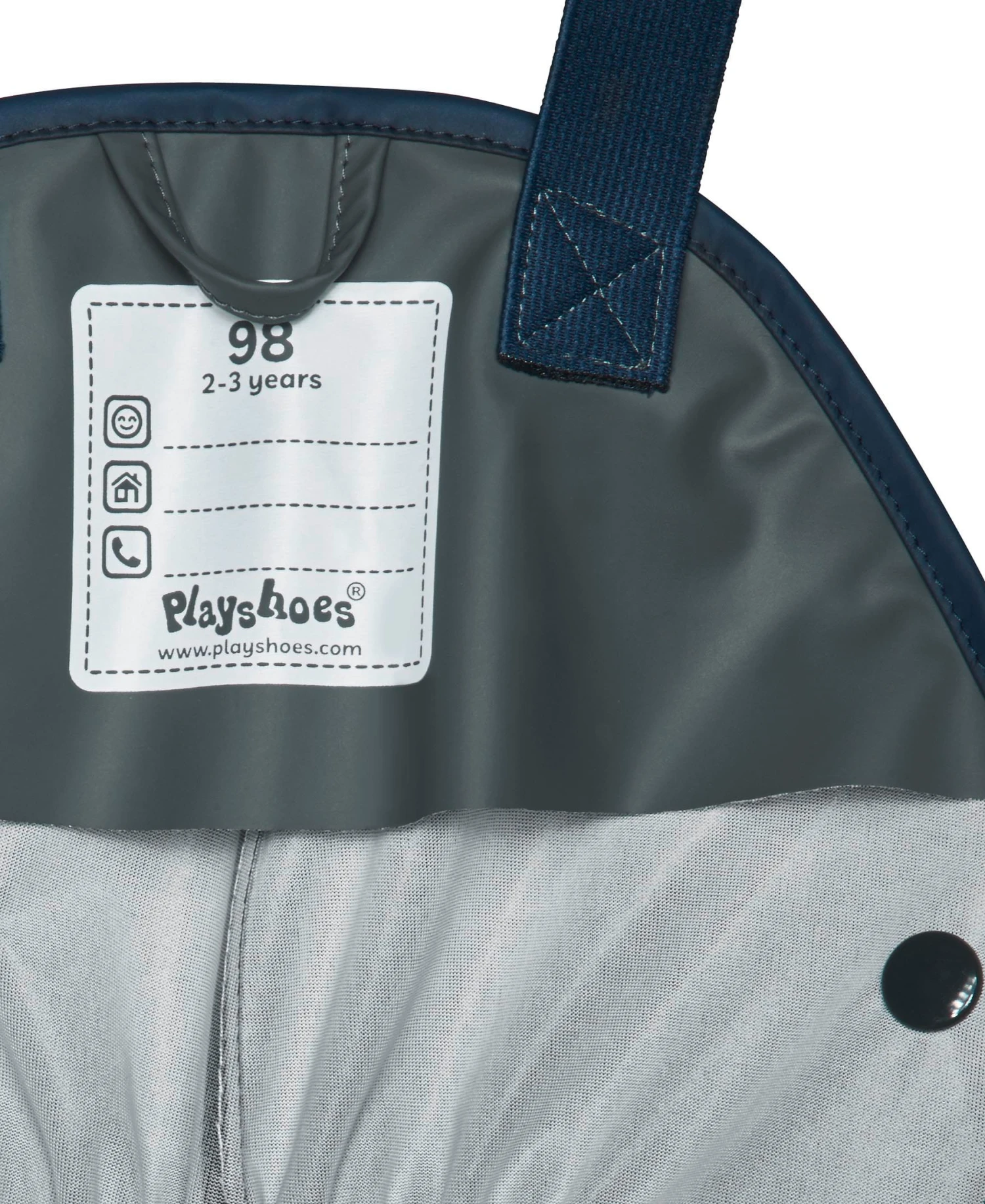 Playshoes Regenlatzhose In Dunkelgrau 6 Playshoes Regenlatzhose In Dunkelgrau – Bild 4