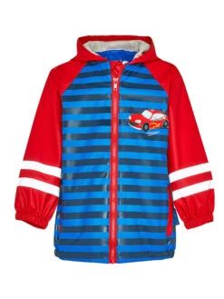 Playshoes Regenmantel In Blau/ Rot