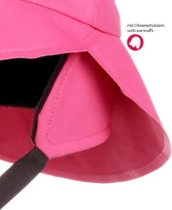 Playshoes Regenmütze, Fleecefutter In Pink -Playshoes playshoes regenmutze fleecefutter in pink 3