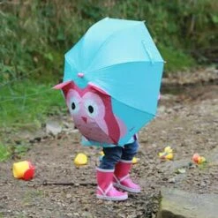 Playshoes Regenschirm Eule In Türkis -Playshoes playshoes regenschirm eule in turkis 2