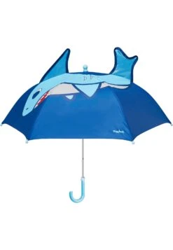 Playshoes Regenschirm Hai In Blau
