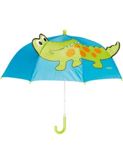 Playshoes Regenschirm In Blau/ Grün