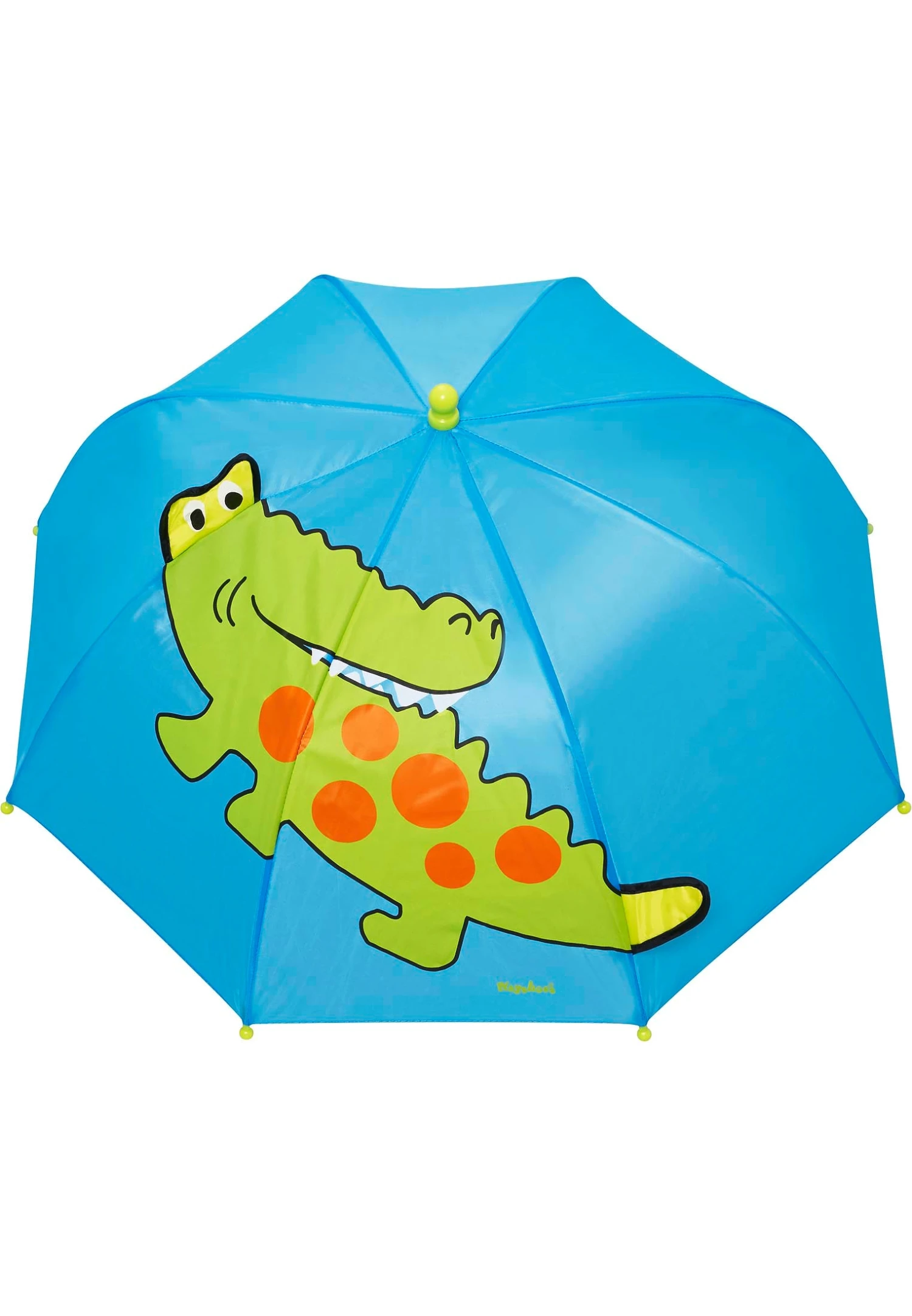 Playshoes Regenschirm Krokodil In Blau/Grün 4 Playshoes Regenschirm Krokodil In Blau/Grün – Bild 2