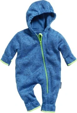 Playshoes Strickfleece-Overall In Blau