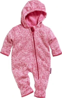 Playshoes Strickfleece-Overall In Pink
