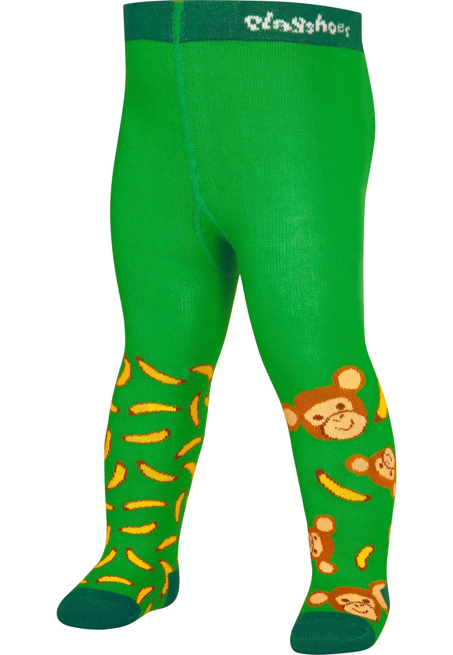 Playshoes Strumpfhose Affe 2er Set In Grün/Grau 4 Playshoes Strumpfhose Affe 2er Set In Grün/Grau – Bild 2