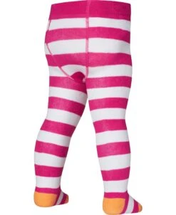 Playshoes Strumpfhose Blockringel Pink In Pink/weiß -Playshoes playshoes strumpfhose blockringel pink in pink weiss 2