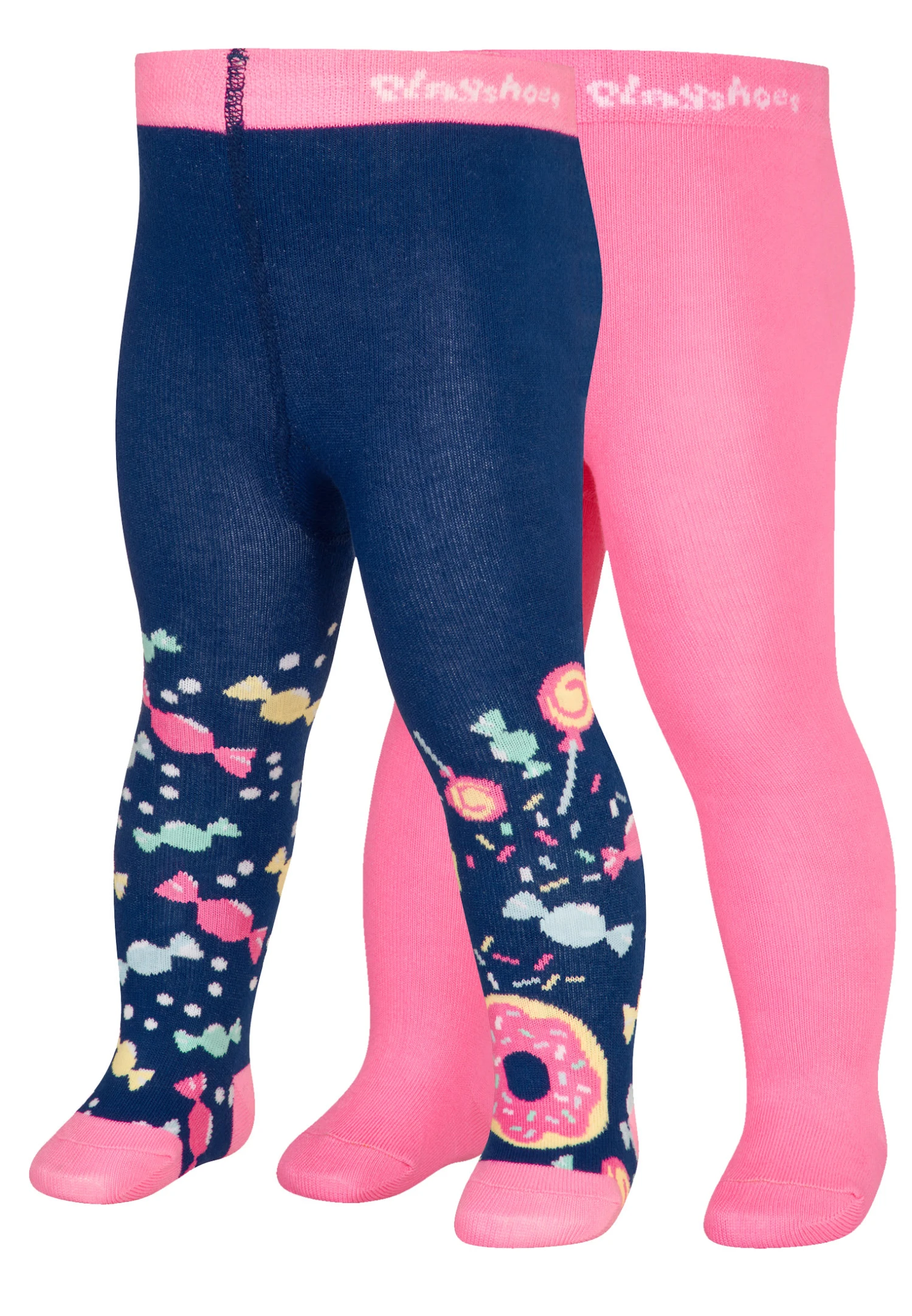Playshoes Strumpfhose Bonbons 2er Set In Marine/Rosa 3 Playshoes Strumpfhose Bonbons 2er Set In Marine/Rosa