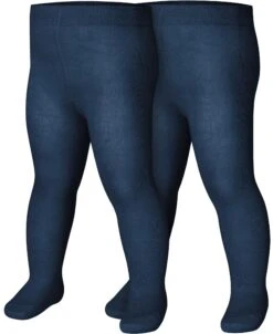 Playshoes Strumpfhose Uni Doppelpack In Marine