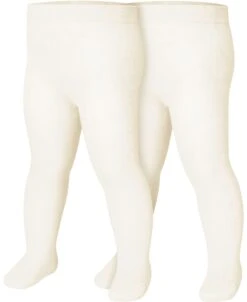 Playshoes Strumpfhose Uni Doppelpack In Natur