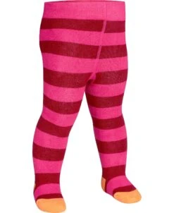 Playshoes Thermo-Strumpfhose Block-Ringel In Pink -Playshoes playshoes thermo strumpfhose block ringel in pink 1