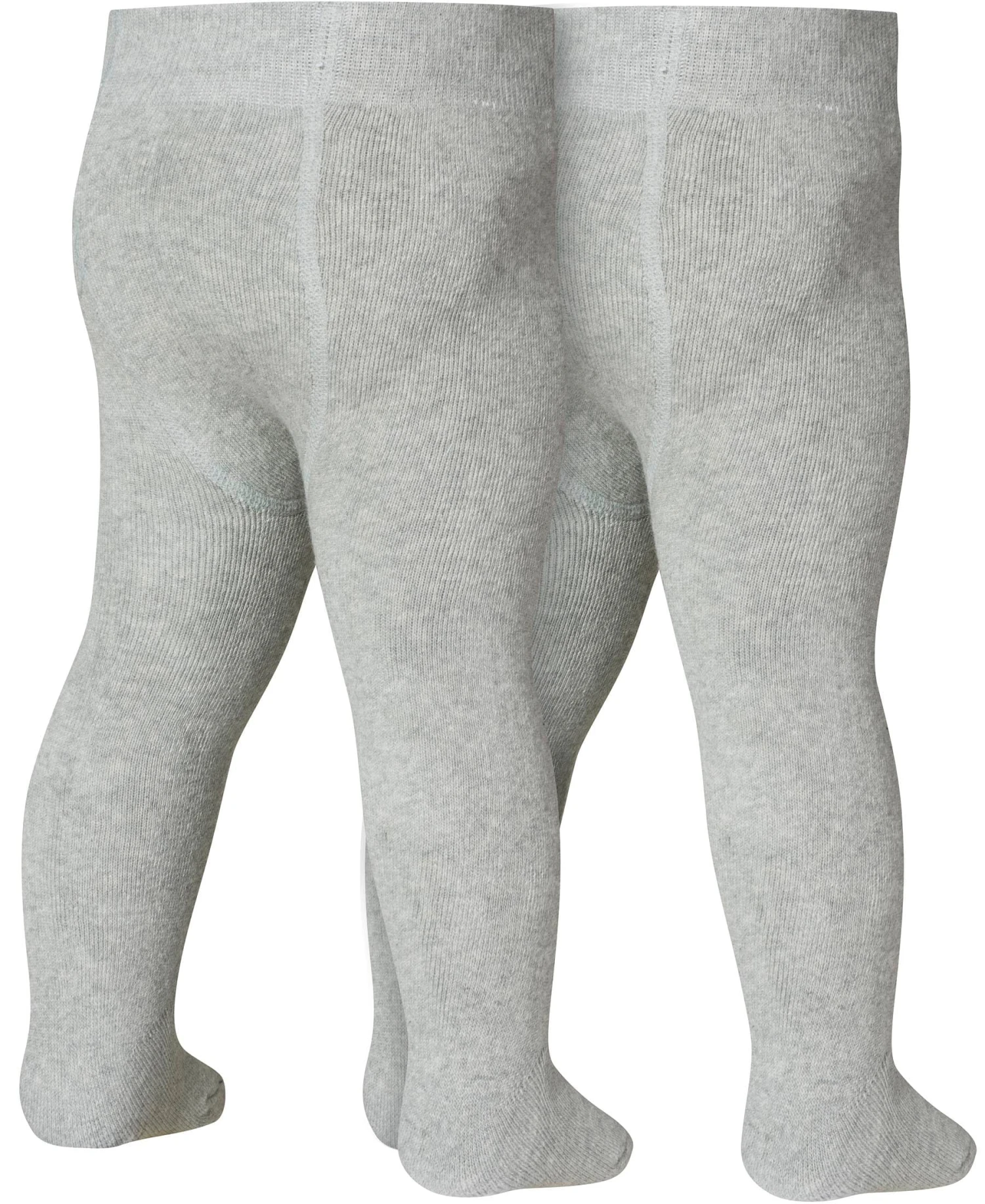 Playshoes Thermo-Strumpfhose Uni Doppelpack In Grau/Melange 5 Playshoes Thermo-Strumpfhose Uni Doppelpack In Grau/Melange – Bild 3