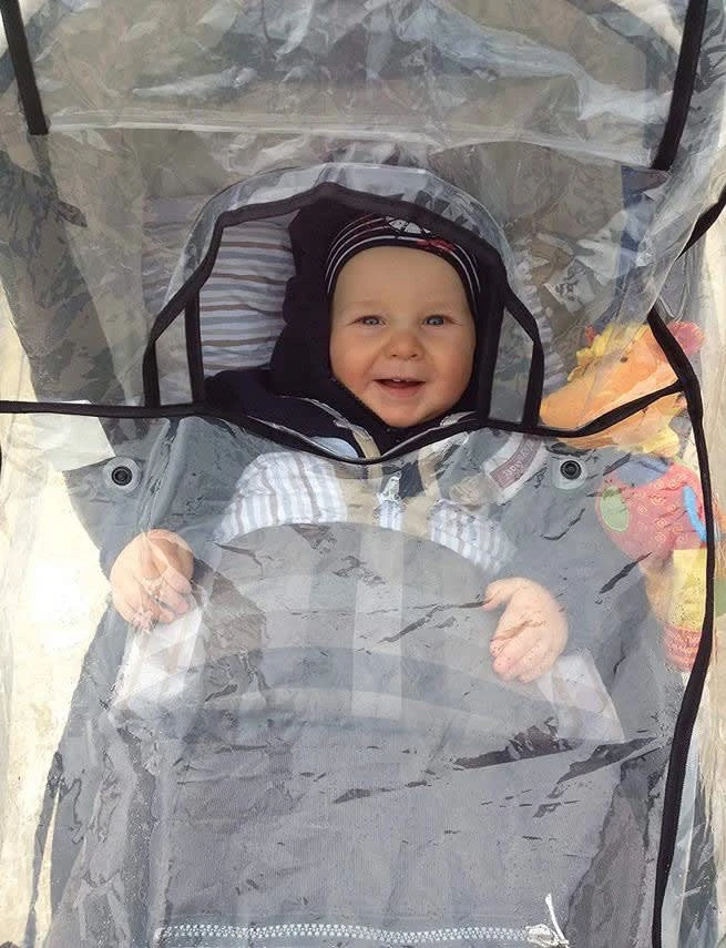 Playshoes Universal-Regen-Verdeck Für Kinderwagen/Sportwagen In Transparent 4 Playshoes Universal-Regen-Verdeck Für Kinderwagen/Sportwagen In Transparent – Bild 2