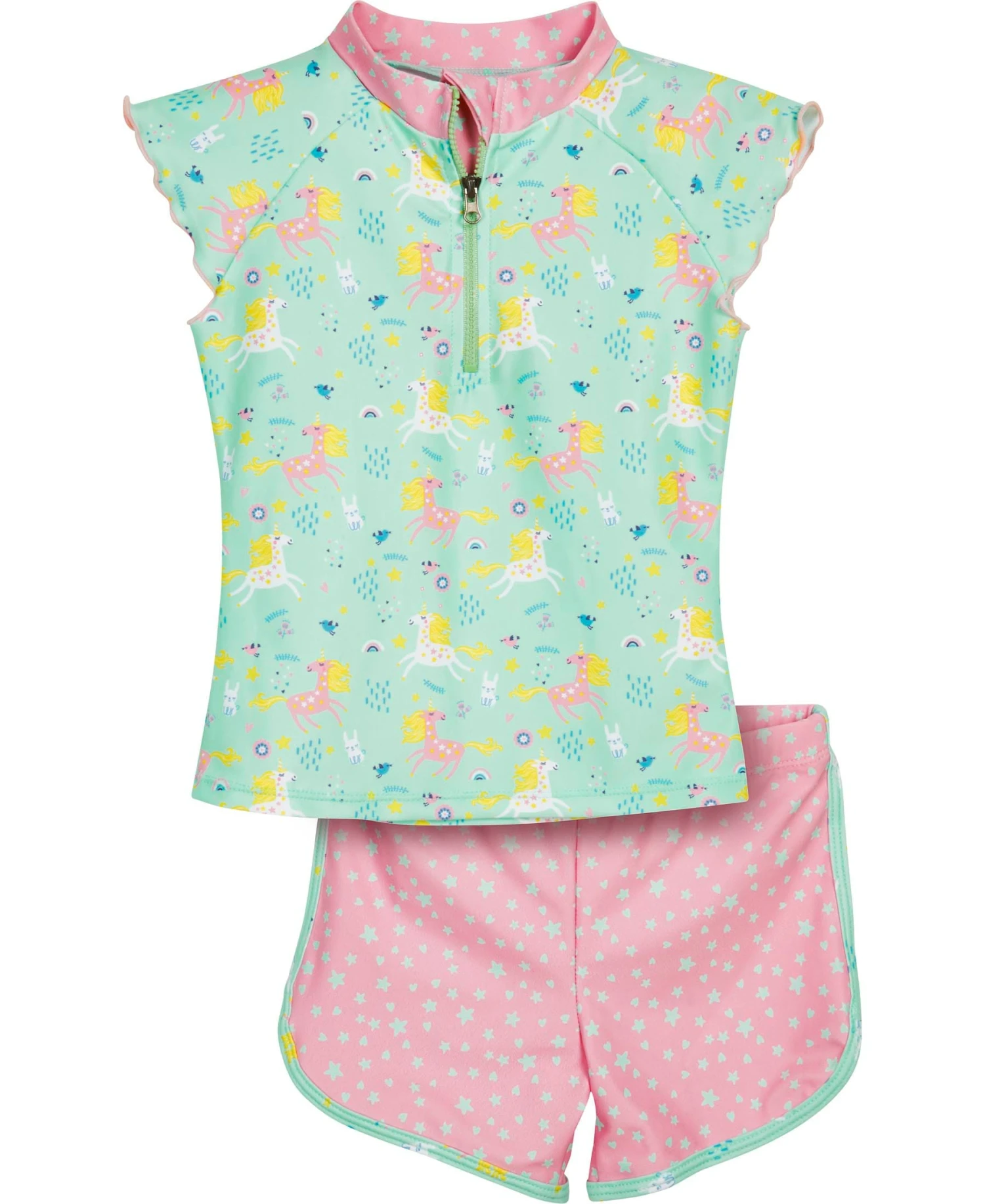 Playshoes UV-Schutz Bade-Set Einhorn In Mint 3 Playshoes UV-Schutz Bade-Set Einhorn In Mint