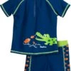 Playshoes UV-Schutz Bade-Set Krokodil In Marine 2 Playshoes UV-Schutz Bade-Set Krokodil In Marine -Playshoes playshoes uv schutz bade set krokodil in marine