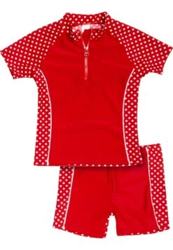 Playshoes UV-Schutz Bade-Set Punkte In Rot