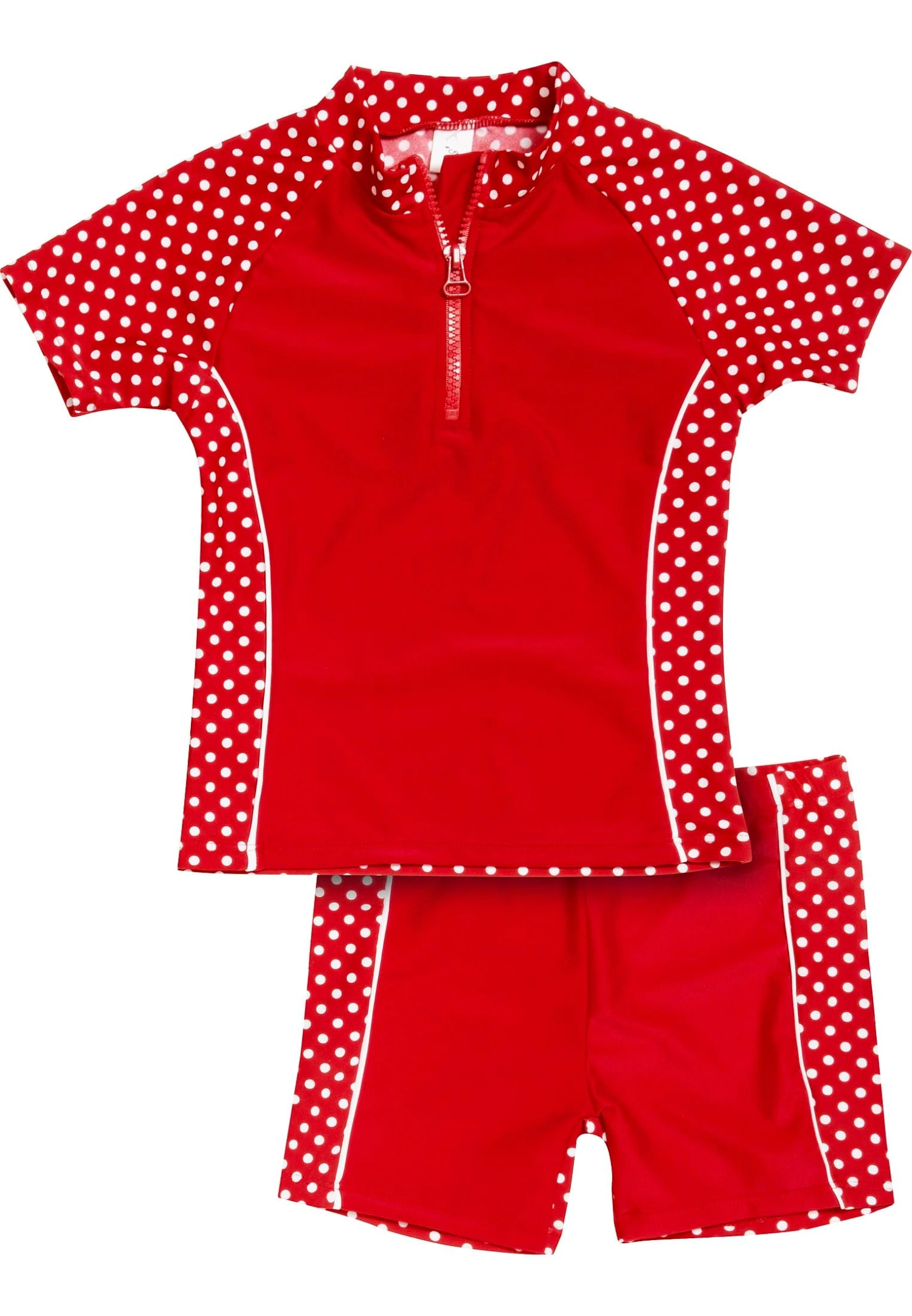 Playshoes UV-Schutz Bade-Set Punkte In Rot 3 Playshoes UV-Schutz Bade-Set Punkte In Rot