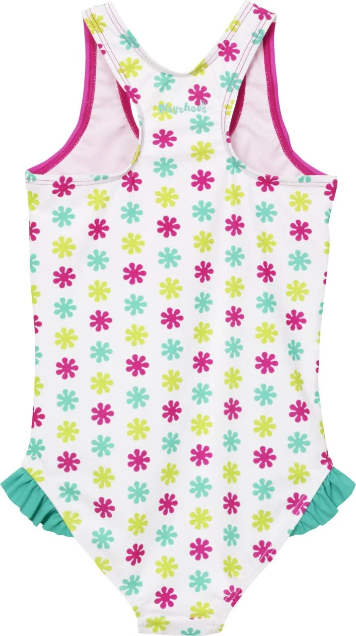 Playshoes UV-Schutz Badeanzug DIE MAUS Blumen In Weiß/Rosa 4 Playshoes UV-Schutz Badeanzug DIE MAUS Blumen In Weiß/Rosa – Bild 2