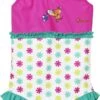 Playshoes UV-Schutz Badeanzug DIE MAUS Blumen In Weiß/Rosa -Playshoes playshoes uv schutz badeanzug die maus blumen in weiss rosa