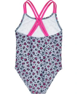 Playshoes UV-Schutz Badeanzug Leo-Print In Grau -Playshoes playshoes uv schutz badeanzug leo print in grau 1