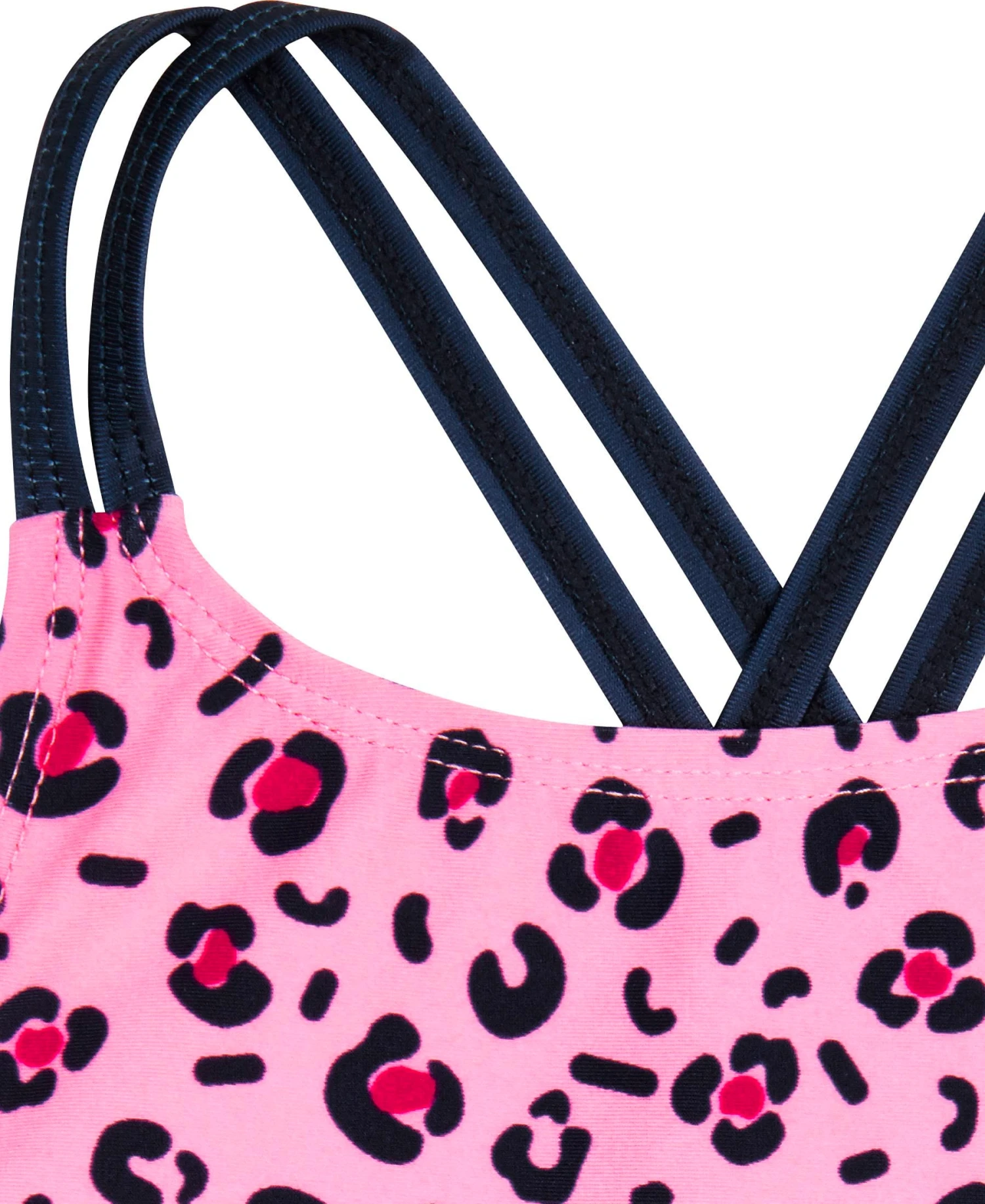 Playshoes UV-Schutz Badeanzug Leo-Print In Pink 5 Playshoes UV-Schutz Badeanzug Leo-Print In Pink – Bild 3