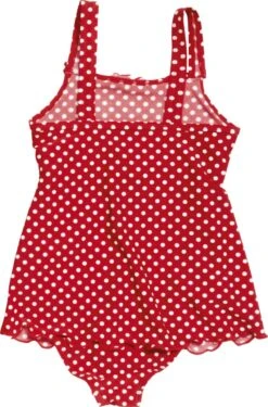 Playshoes UV-Schutz Badeanzug Mit Rock Punkte In Rot -Playshoes playshoes uv schutz badeanzug mit rock punkte in rot 1