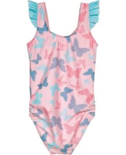 Playshoes UV-Schutz Badeanzug Schmetterlinge In Rosa -Playshoes playshoes uv schutz badeanzug schmetterlinge in rosa 1