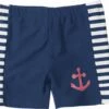Playshoes UV-Schutz Badeshorts Maritim In Marine/weiß