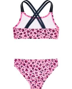 Playshoes UV-Schutz Bikini Leo-Print In Pink -Playshoes playshoes uv schutz bikini leo print in pink 1