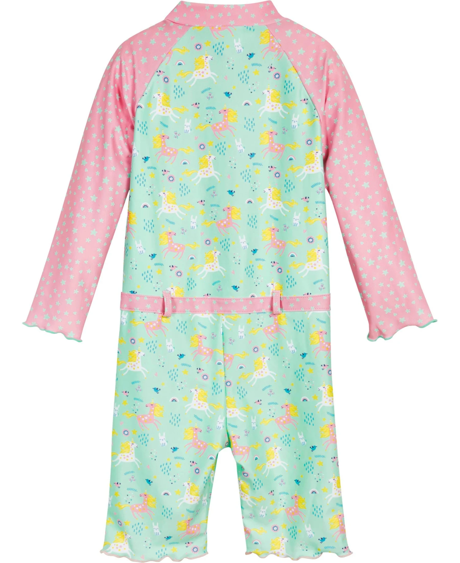 Playshoes UV-Schutz Einteiler Einhorn 1/1 Arm In Mint 4 Playshoes UV-Schutz Einteiler Einhorn 1/1 Arm In Mint – Bild 2