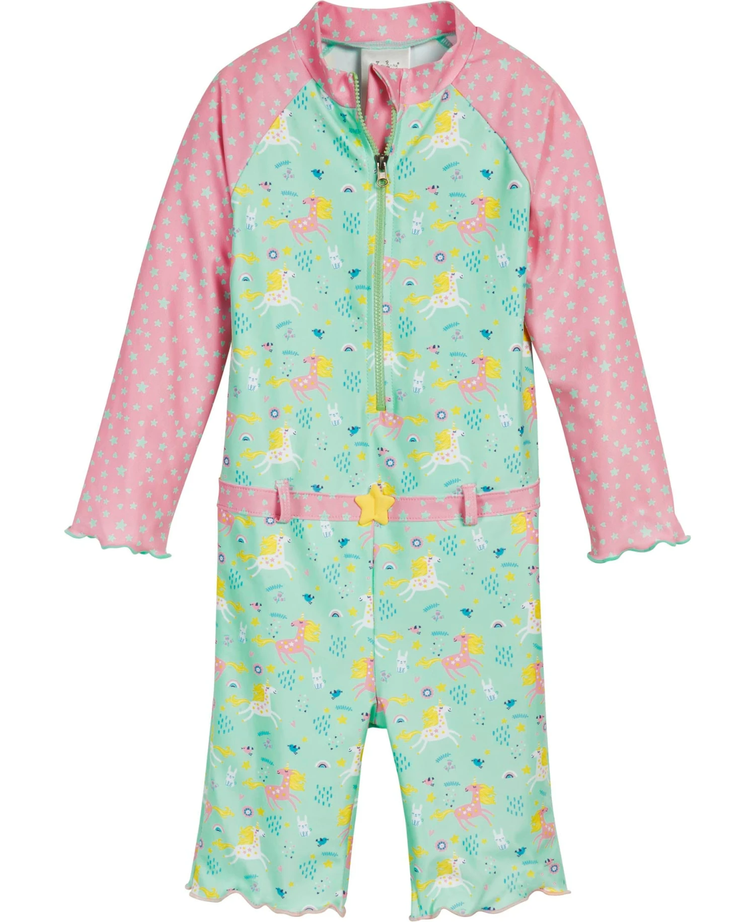 Playshoes UV-Schutz Einteiler Einhorn 1/1 Arm In Mint 3 Playshoes UV-Schutz Einteiler Einhorn 1/1 Arm In Mint