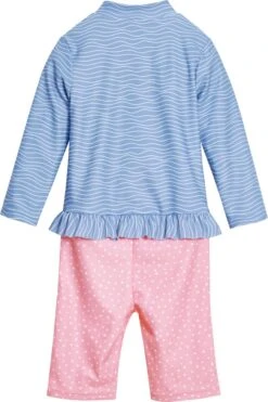 Playshoes -Playshoes playshoes uv schutz einteiler krebs 1 1 arm in blau pink 1