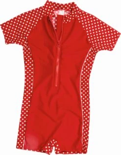 Playshoes UV-Schutz Einteiler Punkte In Rot