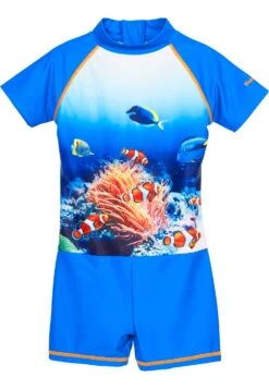Playshoes UV-Schutz Einteiler Unterwasserwelt In Blau